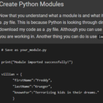 python modules